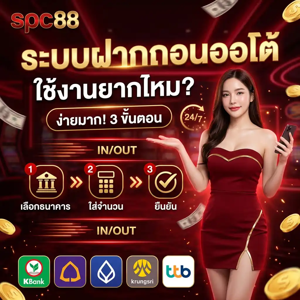 ระบบฝากถอนออโต้ของ ใช้งานยากไหม