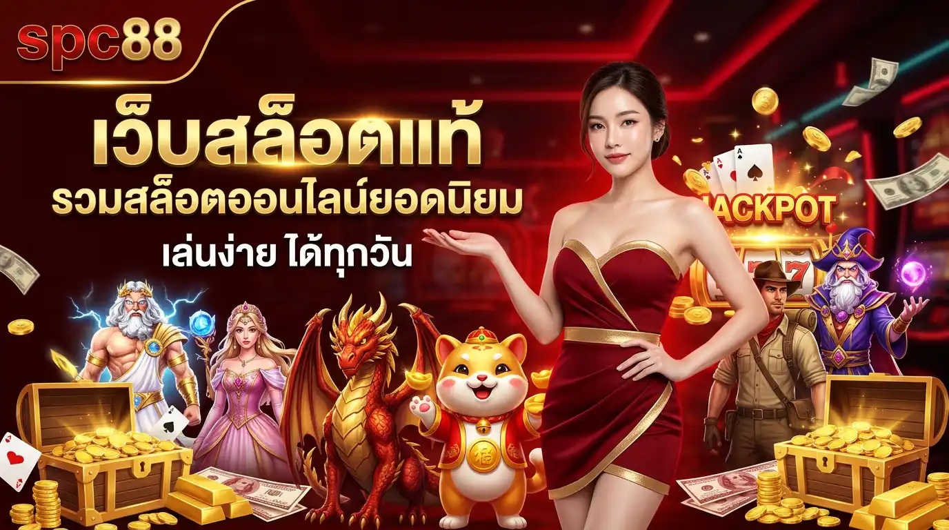 spc88 เว็บสล็อตแท้ รวมสล็อตออนไลน์ยอดนิยม เล่นง่ายได้ทุกวัน